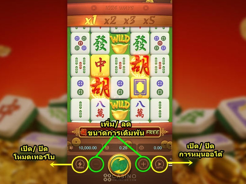 วิธีเล่นเกมสล็อต วิธีตั้งค่าเกม Mahjong Ways